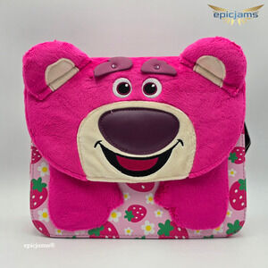 Loungefly Disney Pixar Toy Story Lotso Plush Berry Strap Crossbody Bag New